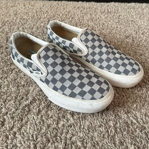 Vans platform slip ons